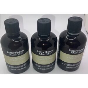 Better Homes & Gardens Vanilla Caramel Spice Fragrance Oil 5 fl oz Lot of 3 NEW